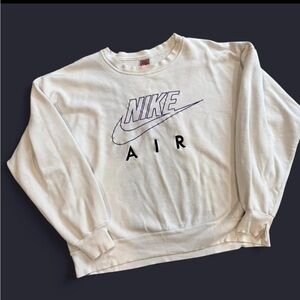 Vintage 90s Nike Air Embroidered Crewneck Sweater  Sz XL